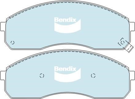 Bendix USA DB1489 HD Тормозные колодки дисковые, комплект DB1489HD: Отличная цена - Купить в Польше на 2407.PL!