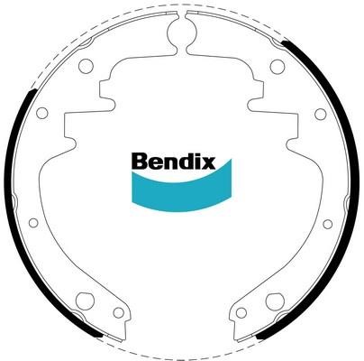 Bendix USA BS1271 Колодки тормозные барабанные, комплект BS1271: Отличная цена - Купить в Польше на 2407.PL!
