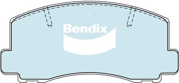 Bendix USA DB1103 GCT Тормозные колодки дисковые, комплект DB1103GCT: Отличная цена - Купить в Польше на 2407.PL!
