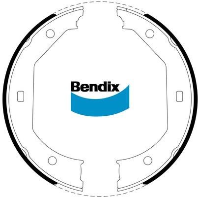 Bendix USA BS5255 Parking brake shoes BS5255: Buy near me in Poland at 2407.PL - Good price!