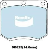 Bendix USA DB625 HD Brake Pad Set, disc brake DB625HD: Buy near me in Poland at 2407.PL - Good price!