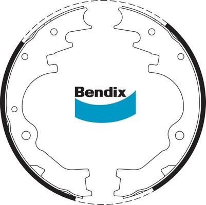 Bendix USA BS1665 Колодки тормозные барабанные, комплект BS1665: Отличная цена - Купить в Польше на 2407.PL!