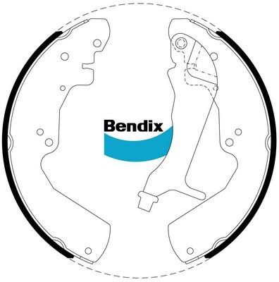 Bendix USA BS1892 Колодки тормозные барабанные, комплект BS1892: Отличная цена - Купить в Польше на 2407.PL!