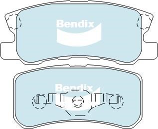Bendix USA DB1464 -4WD Тормозные колодки дисковые, комплект DB14644WD: Отличная цена - Купить в Польше на 2407.PL!