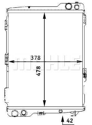 Kühler motorkühlung Wilmink Group WG2183348