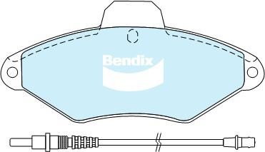 Bendix USA DB2014 HD Тормозные колодки дисковые, комплект DB2014HD: Отличная цена - Купить в Польше на 2407.PL!