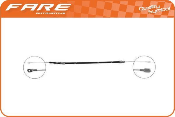 Fare 19189 Cable Pull, parking brake 19189: Buy near me in Poland at 2407.PL - Good price!