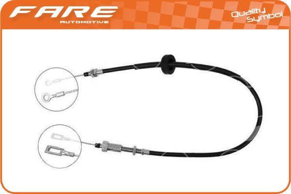 Fare 17490 Cable Pull, parking brake 17490: Buy near me in Poland at 2407.PL - Good price!
