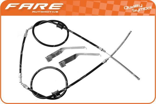 Fare 17596 Cable Pull, parking brake 17596: Buy near me in Poland at 2407.PL - Good price!