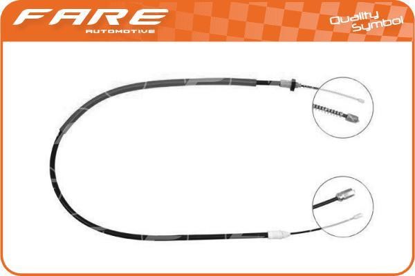 Fare 17622 Cable Pull, parking brake 17622: Buy near me in Poland at 2407.PL - Good price!