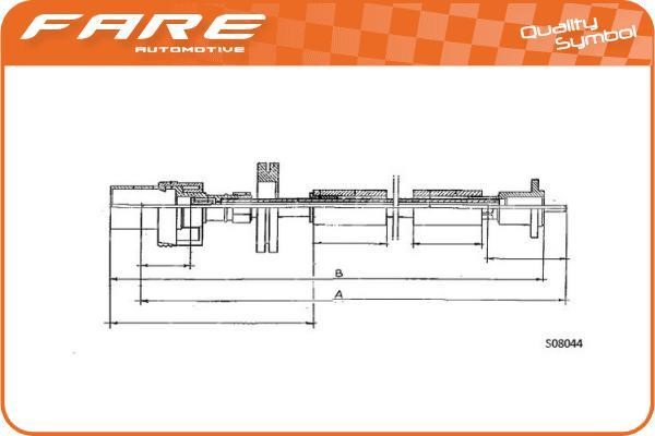 Fare 27570 Tacho Shaft 27570: Buy near me in Poland at 2407.PL - Good price!