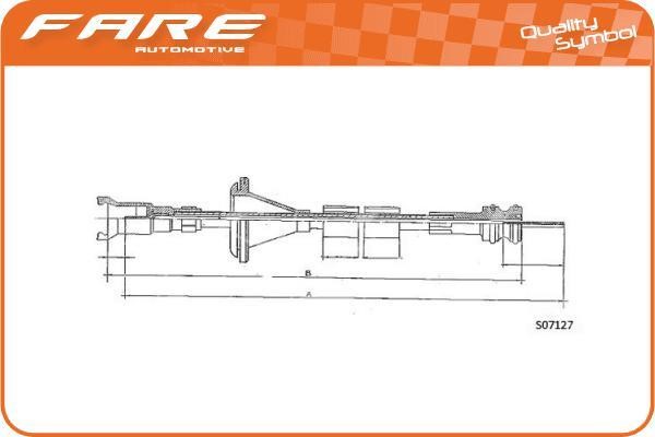 Fare 27540 Tacho Shaft 27540: Buy near me in Poland at 2407.PL - Good price!
