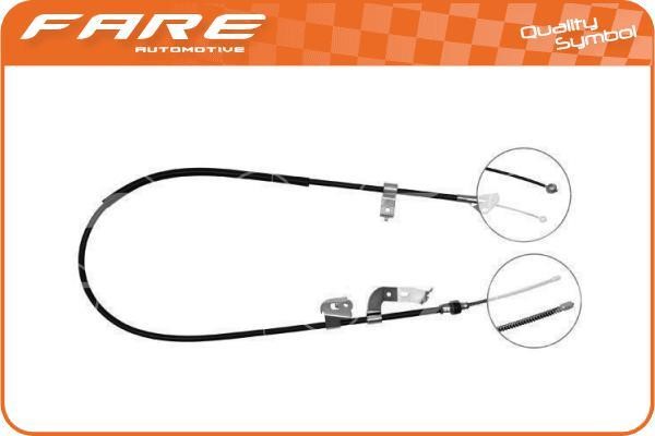 Fare 17506 Cable Pull, parking brake 17506: Buy near me in Poland at 2407.PL - Good price!