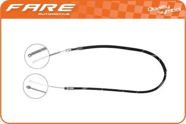 Fare 18880 Cable Pull, parking brake 18880: Buy near me in Poland at 2407.PL - Good price!