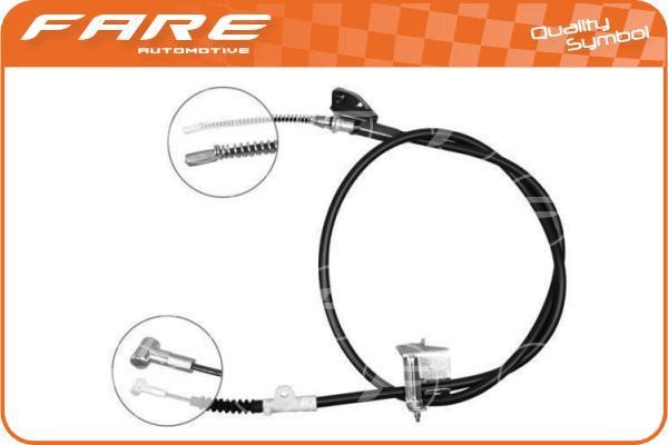 Fare 18980 Cable Pull, parking brake 18980: Buy near me in Poland at 2407.PL - Good price!
