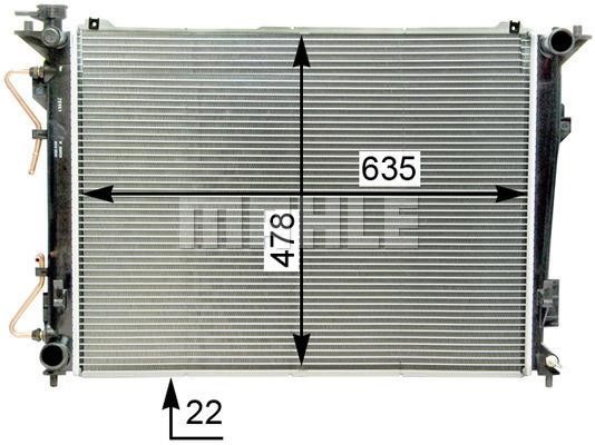 Wilmink Group WG2182549 Radiator, engine cooling WG2182549: Buy near me in Poland at 2407.PL - Good price!