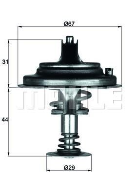 Wilmink Group WG1262724 Thermostat, coolant WG1262724: Buy near me in Poland at 2407.PL - Good price!
