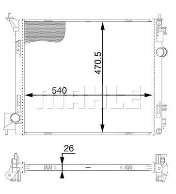 Wilmink Group WG2182782 Kühler motorkühlung WG2182782: Kaufen Sie zu einem guten Preis in Polen bei 2407.PL!