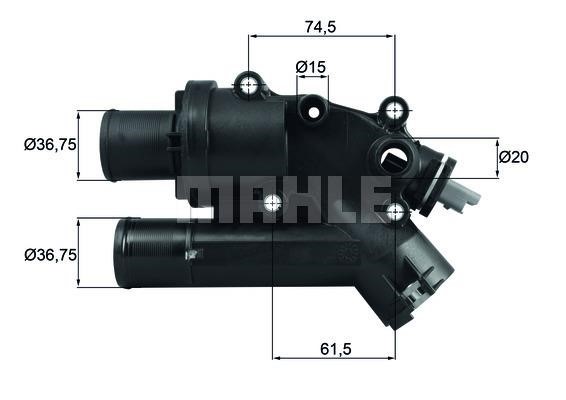 Wilmink Group WG1217536 Thermostat, coolant WG1217536: Buy near me in Poland at 2407.PL - Good price!