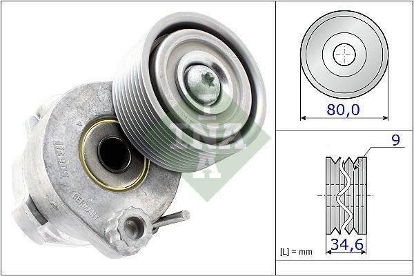 Wilmink Group WG1252436 V-ribbed belt tensioner (drive) roller WG1252436: Buy near me in Poland at 2407.PL - Good price!
