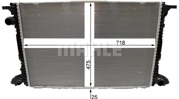 Wilmink Group WG2183153 Radiator, engine cooling WG2183153: Buy near me in Poland at 2407.PL - Good price!
