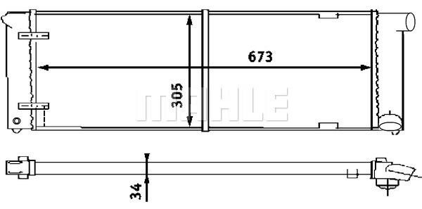 Wilmink Group WG2183574 Radiator, engine cooling WG2183574: Buy near me in Poland at 2407.PL - Good price!