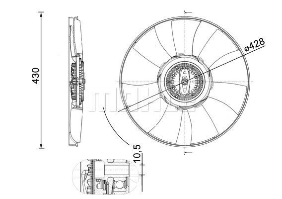 Wilmink Group WG2180871 Hub, engine cooling fan wheel WG2180871: Buy near me in Poland at 2407.PL - Good price!