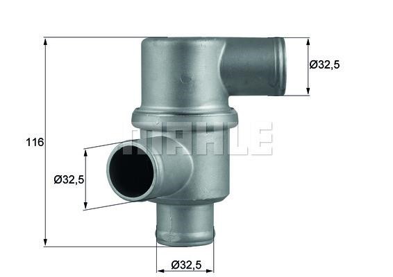 Wilmink Group WG1217529 Thermostat, coolant WG1217529: Buy near me in Poland at 2407.PL - Good price!