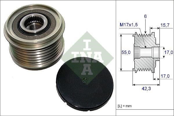 Wilmink Group WG1253729 Freewheel clutch, alternator WG1253729: Buy near me at 2407.PL in Poland at an Affordable price!