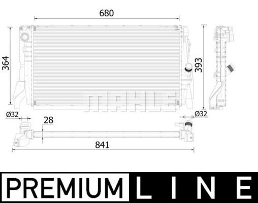 Wilmink Group WG2183274 Радиатор охлаждения двигателя WG2183274: Отличная цена - Купить в Польше на 2407.PL!