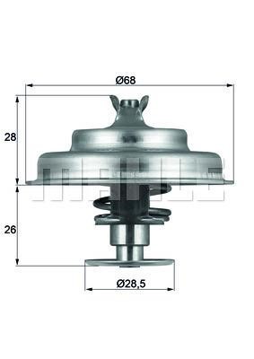 Wilmink Group WG1104811 Thermostat, coolant WG1104811: Buy near me in Poland at 2407.PL - Good price!