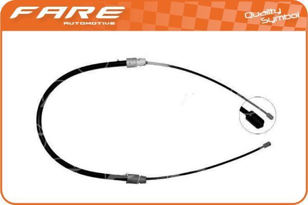 Fare 17915 Cable Pull, parking brake 17915: Buy near me in Poland at 2407.PL - Good price!