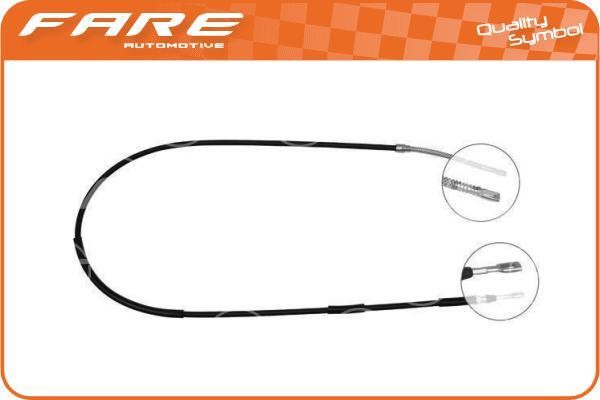 Fare 18371 Cable Pull, parking brake 18371: Buy near me in Poland at 2407.PL - Good price!
