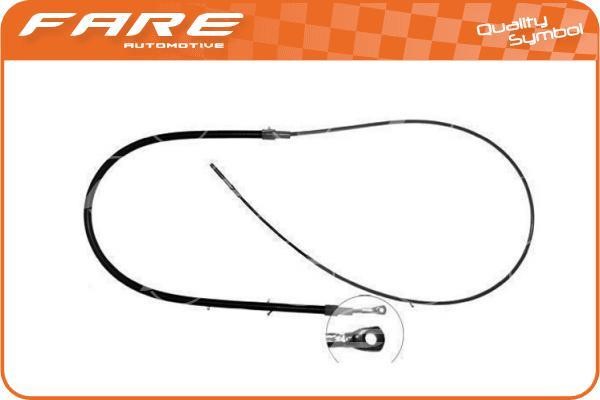 Fare 17766 Cable Pull, parking brake 17766: Buy near me in Poland at 2407.PL - Good price!