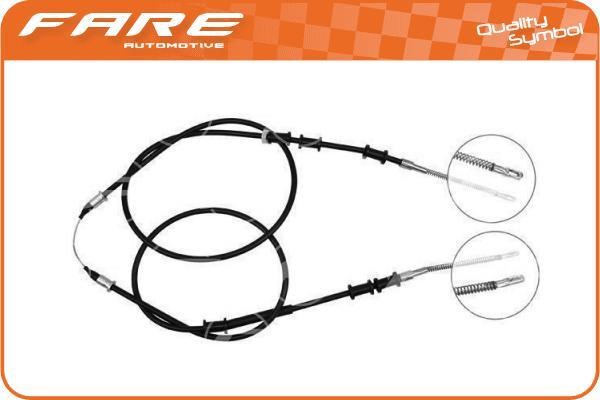 Fare 18619 Cable Pull, parking brake 18619: Buy near me in Poland at 2407.PL - Good price!