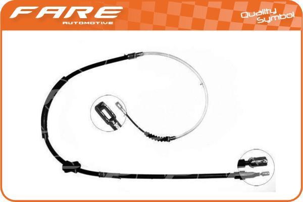 Fare 17728 Cable Pull, parking brake 17728: Buy near me in Poland at 2407.PL - Good price!