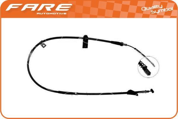 Fare 18659 Cable Pull, parking brake 18659: Buy near me in Poland at 2407.PL - Good price!