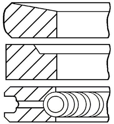 Wilmink Group WG1187517 Piston Ring Kit WG1187517: Buy near me in Poland at 2407.PL - Good price!