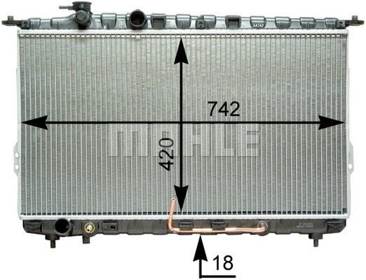 Wilmink Group WG2182495 Radiator, engine cooling WG2182495: Buy near me in Poland at 2407.PL - Good price!