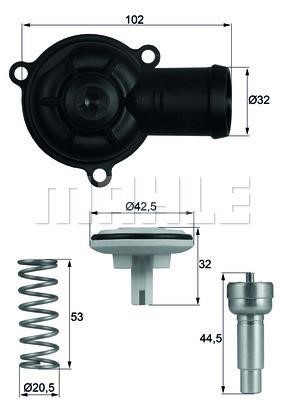 Wilmink Group WG1217659 Thermostat, coolant WG1217659: Buy near me in Poland at 2407.PL - Good price!