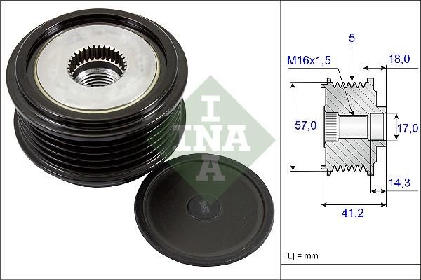 Wilmink Group WG1253815 Freewheel clutch, alternator WG1253815: Buy near me at 2407.PL in Poland at an Affordable price!
