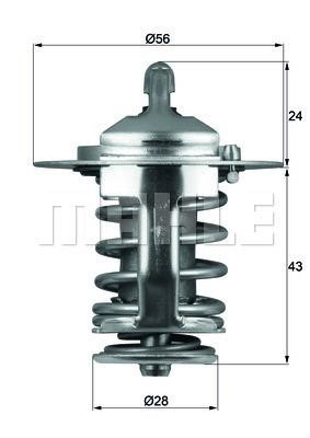 Wilmink Group WG1264902 Thermostat, coolant WG1264902: Buy near me at 2407.PL in Poland at an Affordable price!