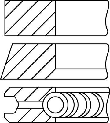 Wilmink Group WG2171336 Piston Ring Kit WG2171336: Buy near me in Poland at 2407.PL - Good price!