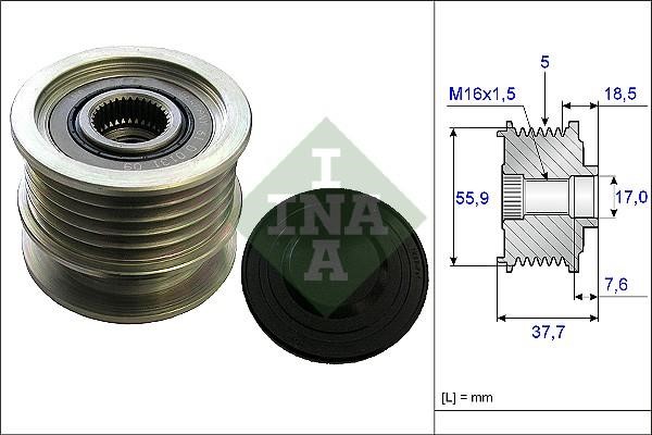 Wilmink Group WG1253743 Sprzęgło alternatora WG1253743: Dobra cena w Polsce na 2407.PL - Kup Teraz!