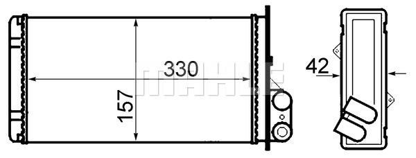 Wilmink Group WG2180182 Радіатор опалювача салону WG2180182: Приваблива ціна - Купити у Польщі на 2407.PL!