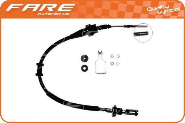 Fare 24682 Cable Pull, clutch control 24682: Buy near me in Poland at 2407.PL - Good price!