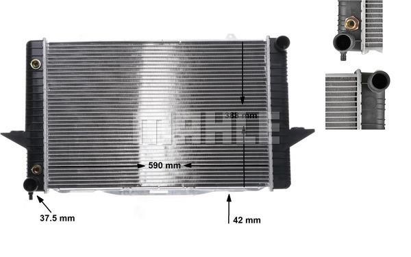 Wilmink Group WG2182800 Radiator, engine cooling WG2182800: Buy near me in Poland at 2407.PL - Good price!