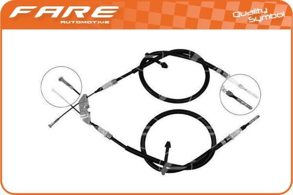 Fare 18934 Cable Pull, parking brake 18934: Buy near me at 2407.PL in Poland at an Affordable price!