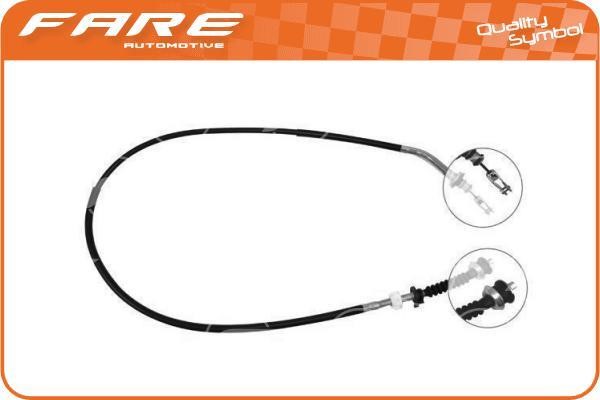 Fare 24636 Cable Pull, clutch control 24636: Buy near me in Poland at 2407.PL - Good price!