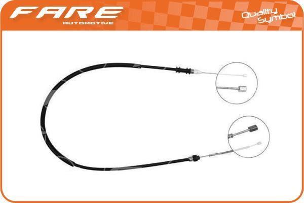 Fare 17598 Cable Pull, parking brake 17598: Buy near me in Poland at 2407.PL - Good price!
